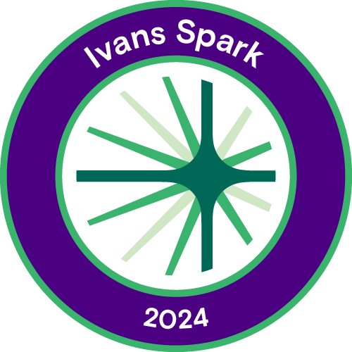 Ivans Spark Logo